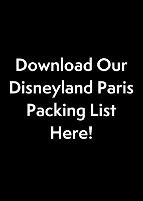 Downloadable Disneyland Paris Packing List